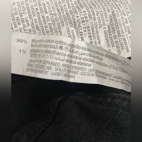 Size 2 Zara Denim Skinny Jeans, Black - Picture 5 of 8